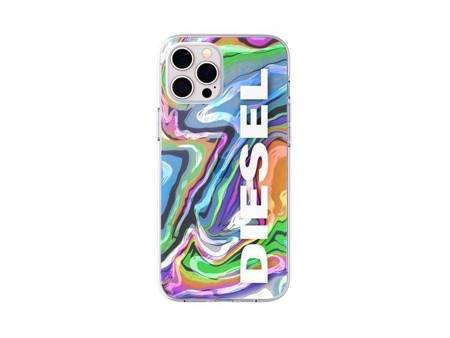 DIESEL CLEAR CASE DIGITAL HOLOGRAPHIC AOP IPHONE 12 PRO MAX