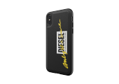 DIESEL MOULDED CASE EMBROIDERY IPHONE X/XS BLACK/YELLOW