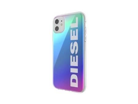 DIESEL SNAP CASE HOLOGRAPHIC WITH THE LOGO IPHONE 12 PRO MAX HOLOGRAPHIC/BIAŁY